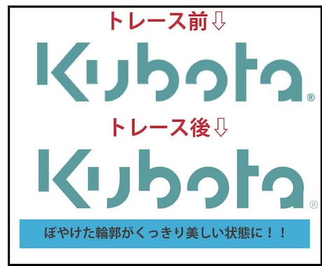 ロゴやイラストのトレース致します 不鮮明なロゴなど、美しいベクターデータに直します。 イメージ2