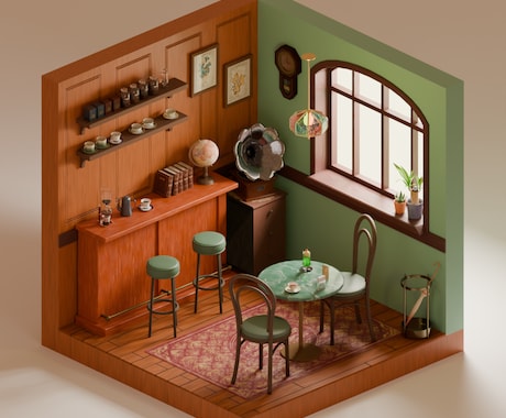カジュアルな雰囲気の3D小物を制作します イラストや参考画像からOK！手軽に頼めるポップな3D素材 イメージ2
