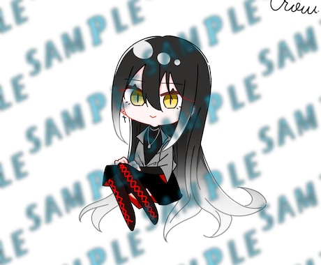 デフォルメ(ミニキャラ,SD)イラストを制作します 様々な用途で使用OK✨お安めに制作！ イメージ2