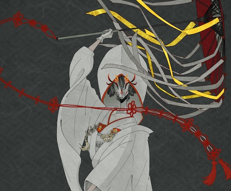 異形頭のオリジナル一枚絵イラスト制作します 異形ならではの世界観を丁寧に描きます イメージ2