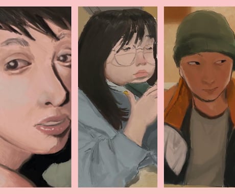似顔絵・ポートレート制作します リアル～ポップまで幅広く制作！翌日までのスピード納品も対応！ イメージ1