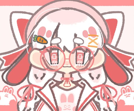 SNS用のアイコン、イラストを作成させて頂きます 緩く可愛いイラストを制作お描きします！！ イメージ2