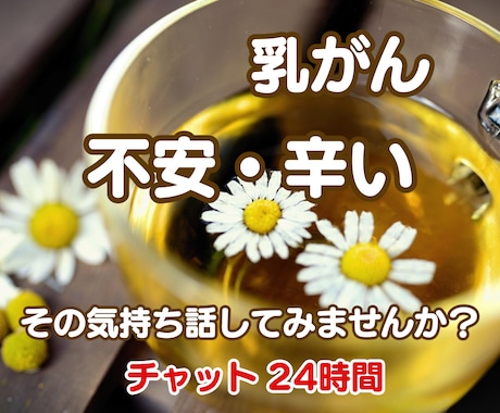 乳がんの不安辛い気持ちに治療中の私が寄り添います 乳癌・転移・再発・がん治療中・がん友達・本音が言えない イメージ1
