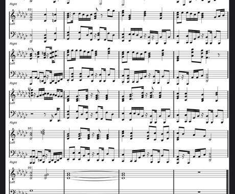 音源からPDFの楽譜を作成します 各楽器の楽譜がない時や文化祭、イベントなどで演奏する時に！ イメージ2