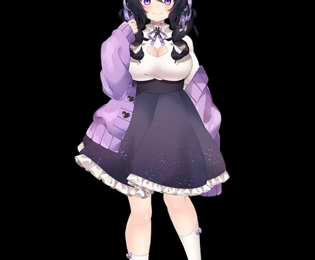 使いやすいLive2Dモデルを最短5日で制作します 初心者さんでも使いやすいシンプルだけどかわいいモデルです！ イメージ2