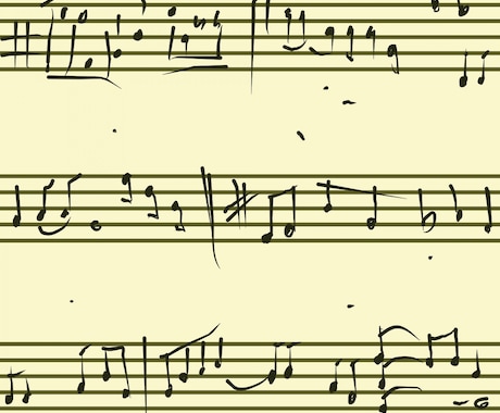 オリジナル楽曲の歌詞つきメロディー譜作りますます オリジナルの曲を楽譜にしたい時に・・・ イメージ1