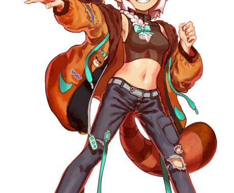 キャライラストお描きします 厚塗りで仕上げた重厚感のあるイラストをお届けします！ イメージ2