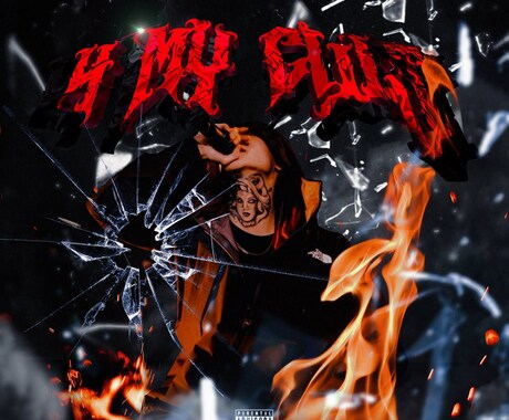 hiphopをメインにジャケ写をお作りしています ここでしか感じれないオリジナル感を是非受け取ってほしいです。 イメージ2