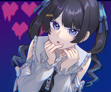 女の子が得意！魅力的なイラスト描きます バストアップから全身イラスト、背景あり等なんでも！◎ イメージ2