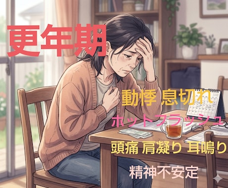 女性専用★40代50代更年期の辛さお聴きします 52歳更年期真っ只中で治療中の私とお話ししませんか？ イメージ2