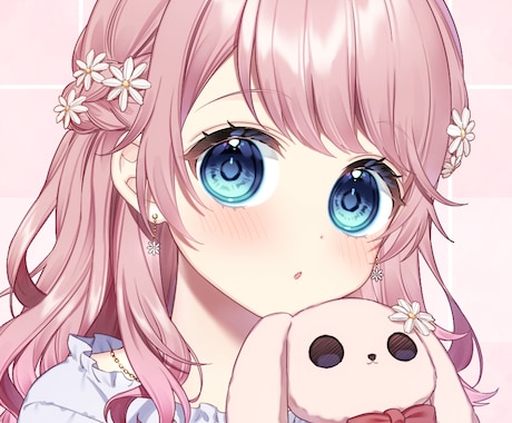 商用利用可！魅力的なおめめ✨アイコンを作成します かわいらしく鮮やかなイラスト☆男性キャラもOK！ イメージ1