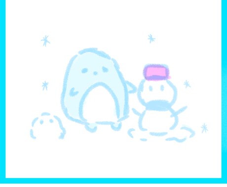 ゆる〜〜〜くかわいいアニマルイラスト描きます 最短即日納品可能！ご依頼受付中！ イメージ2