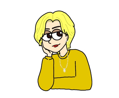 こだわりを聞いて描くようにしています 用途に合わせてカッコ可愛い似顔絵描きます!!! イメージ1