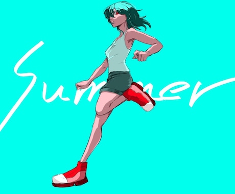キャラクターデザインからイラストを作成します あなたの姿をイラストに！商業用、個人用でもOK！ イメージ1
