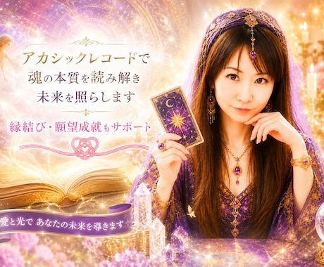 アカシックレコードで天命と未来時期を読み解きます 恋愛・結婚・仕事の転機と運命の流れを徹底解読 イメージ1