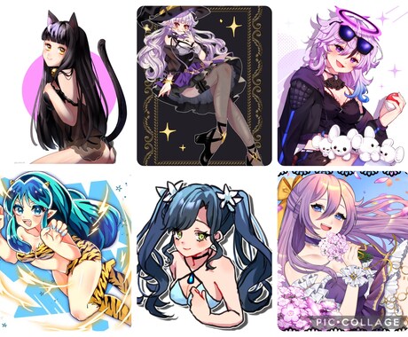 低価格で高クオリティのイラスト描きます 等身、ミニキャラ、パーツ分け、MV、1枚絵等々 イメージ2