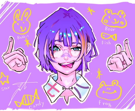 アイコン描きます アイコンで他と差をつけたい方にオススメです イメージ1