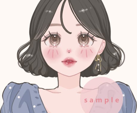 甘くて可憐なふんわり淡い女の子イラストを制作します あなたの好きな色で彩る、可憐で透明感のある女の子。 イメージ1