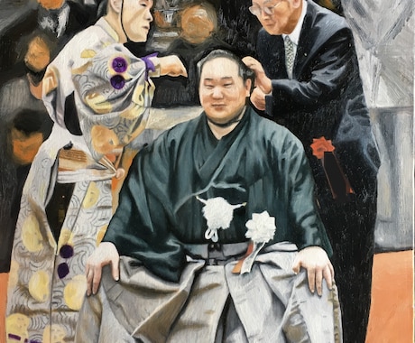 肖像画・似顔絵を油絵で制作致します 特別な思い出をオーダーメイドの油絵で飾りませんか？ イメージ2