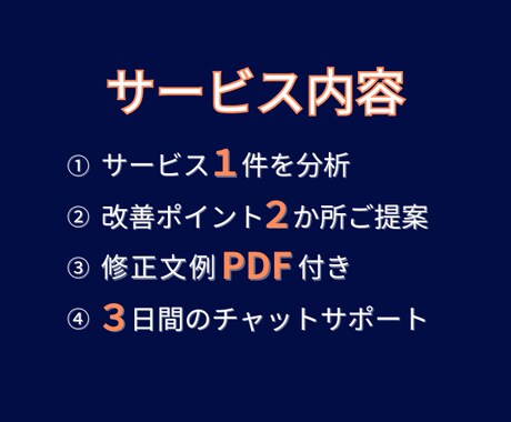 時間がない人向け！ココナラサービスページを整えます モニター価格！自分で考える時間を"節約"してみませんか？ イメージ2