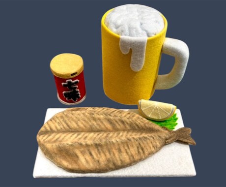 フェルトで食品サンプルお作りします ペットや推しぬいぐるみとの撮影小物。痛バにいれてみたり？ イメージ2