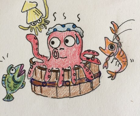 オリジナルのイラストやポップを手描きします イメージはあるけどイラストにするのが苦手な方に。 イメージ2