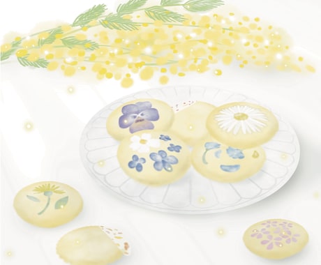 お店や商品の魅力をupさせるイラスト描きます 優しくナチュラルな水彩風イラスト イメージ2