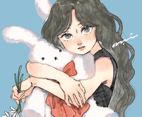 綺麗系から可愛い系まで！アイコン作成します あなたの好みにマッチしたイメージ通りのアイコンを描きます！ イメージ1