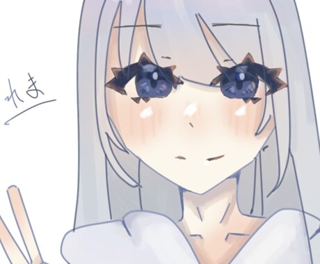 その日のうちにかわいい女の子のアイコン描きます 6時までメッセージくれたらその日のうちにアイコン描きます！ イメージ2