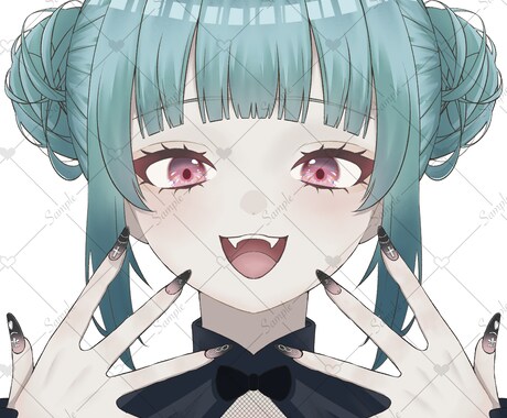 SNS等で使えるイラストを描かせて頂きます 立ち絵や三面図、アイコン用など幅広く対応致します❁⃘*.ﾟ イメージ2