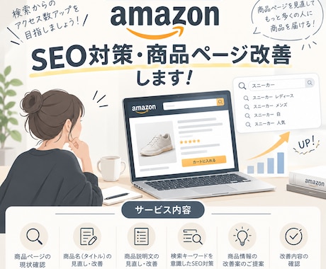 Amazon SEO対策・商品ページ改善します イメージ1