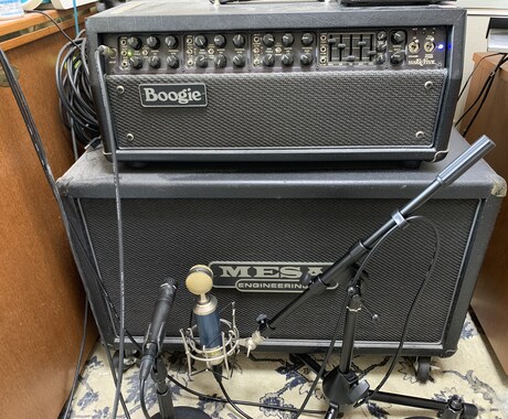 ギターのレコーディング承ります 生アンプで２種類のマイクを使用したレコーディングです。 イメージ1