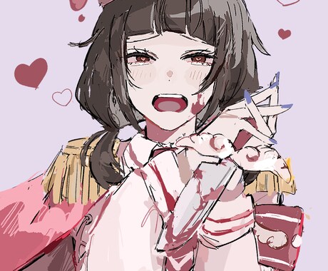 歌ってみたのサムネイルに使用できる一枚絵描きます 厚塗り風のかっこかわいいイラスト イメージ2