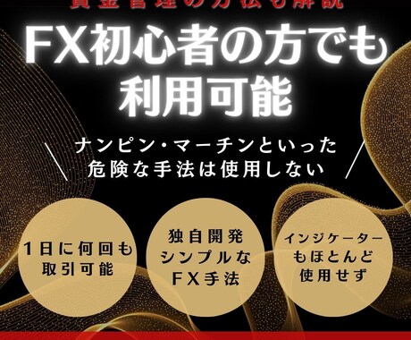 シンプルなFX取引マニュアルを提供します エントリー判断を容易に行なえる独自開発の手法です。 イメージ1