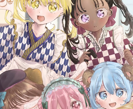 25%オフ】温かみのある一枚絵イラストを制作します 生きたキャラクターをこころを込めてお描きします。 イメージ2