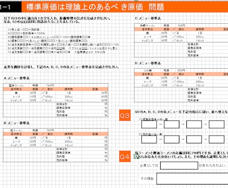 飲食店に必要な計数管理を学べます 計数管理の教育にお困りの方に役立ちます イメージ1