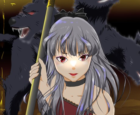 お好みのイラスト制作します キャラクター中心のストーリー性のあるイラスト イメージ1