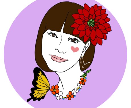 目を惹く！カラフルお洒落【SNSアイコン】描きます カラフルな配色で目を惹くお洒落なSNSアイコンです。 イメージ1