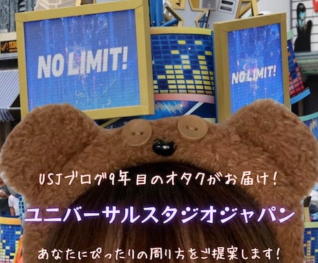 USJ（ユニバ）周り方を要望に合わせて提案します 家族カップル友人おひとりさまも！お気軽にご相談ください イメージ1