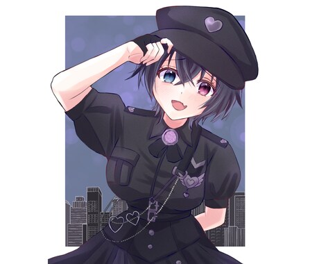 見栄えするかっこいい！かわいい！1枚絵お描きします 通常の価格よりリーズナブルに1枚絵お描きします！ イメージ2