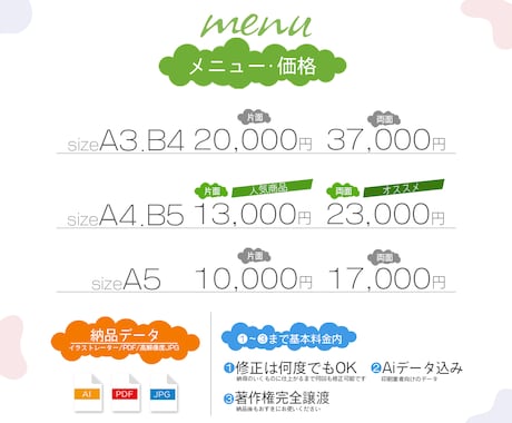 ご高齢者にすぐ伝わる安心のチラシを作成します やさしさと信頼感を大切に、シニアに届くわかりやすいデザイン イメージ2