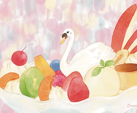 商用◎可愛いカフェイラストを描きます 飲食店のためのオリジナルイラスト◎商用利用＆二次利用OK イメージ2