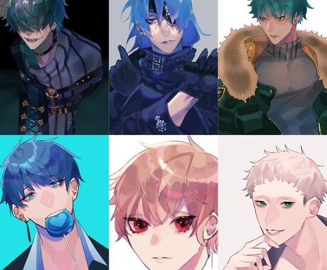 アイコン&一枚絵&立ち絵を制作します SNS、ゲームやサムネイルなどで使用する絵を描きます！ イメージ2