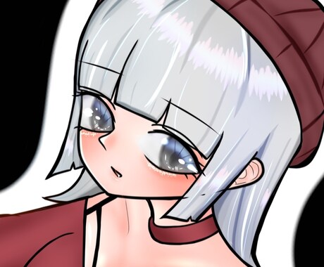 最短1日◎SNSアイコン用イラスト制作致します 2種類のタイプから選べるイラストです！お気軽にご相談下さい。 イメージ2