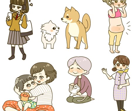 イラスト、アイコンなど製作します シンプルなイラストをお探しの方！ イメージ2