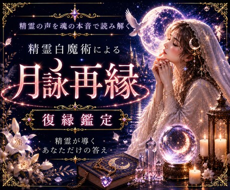 精霊との共鳴、心に残るあの人とのご縁を読み解きます 精霊白魔術で、忘れられないあの人とのご縁と復縁を読み解きます イメージ1