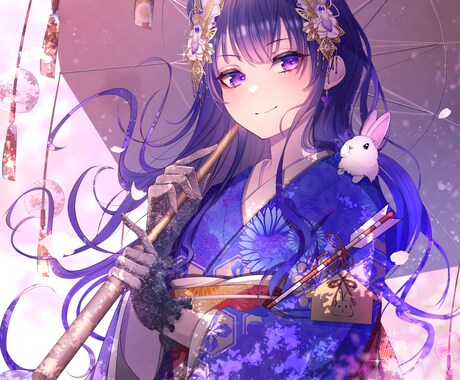 可愛い女の子のイラストを承ります サムネイル用イラストや一枚絵をお描きします イメージ1