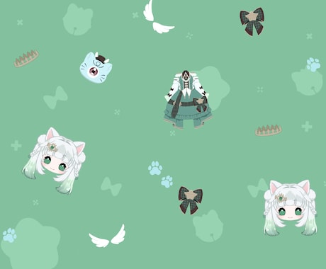 VTuberオリキャラの概念パターン制作します 小物まで丁寧に可愛く制作します♡商用無料です♪ イメージ2