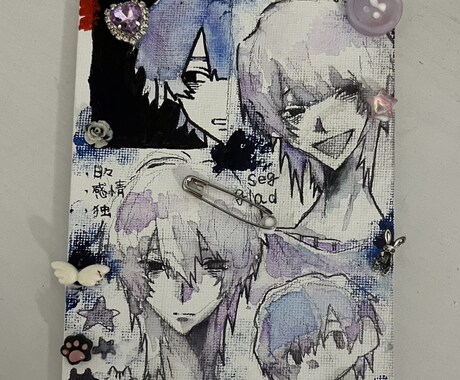 アナログイラストを描きます アナログイラストならではの独特の雰囲気のイラストを描きます！ イメージ1