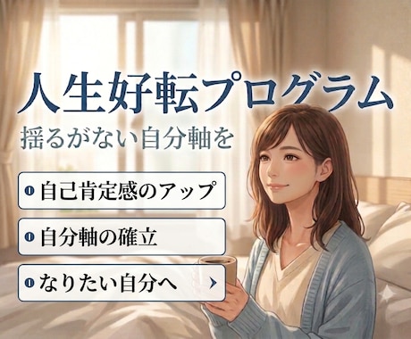 新設）人生好転プログラム（長期サポート）します イメージ1